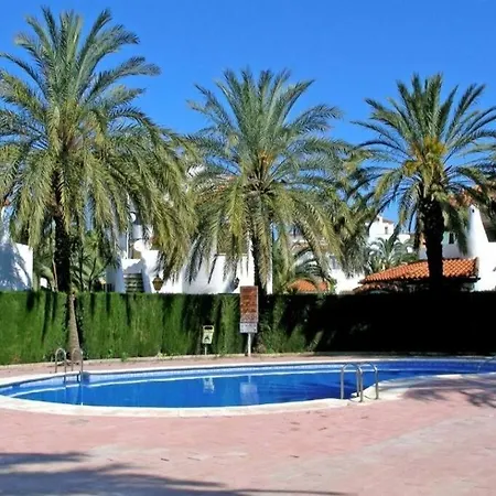 Apartment En Denia, Urbanizacion El Palmar Con Piscina, Toboganes Y Chiringuito